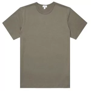 Sunspel Classic T-Shirt - Khaki Green