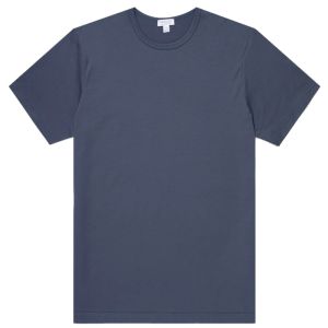 Sunspel Classic T-Shirt - Slate Blue
