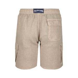 Vilebrequin Linen Cargo Shorts - Beige