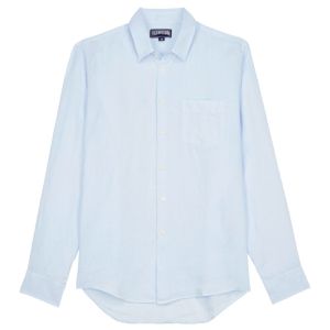 Vilebrequin Linen Shirt - Sky Blue
