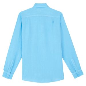 Vilebrequin Linen Shirt - Santorin Blue