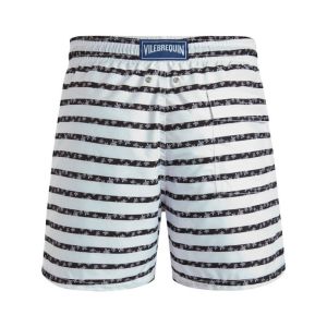 Swim Shorts Micro Tortues - White