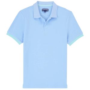 Vilebrequin Polo Shirt Flower Blue PLTAN100 603