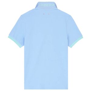 Vilebrequin Polo Shirt Flower Blue PLTAN100 603