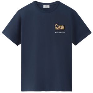 Woolrich T-Shirt Camo Sheep - Melton Blue