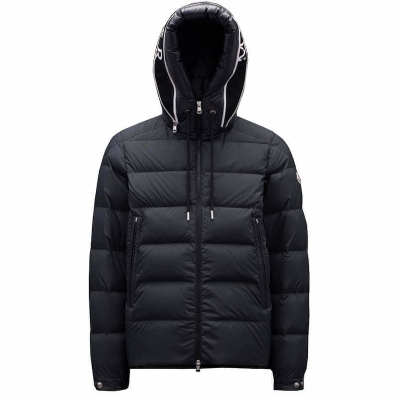 Black Cardere Logo-Print Quilted Shell Hooded Down Jacket MONCLER MR ...